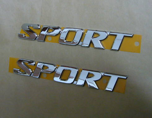 トヨタ RAV4(ACA3#)ドアエンブレム SPORT 左右セット