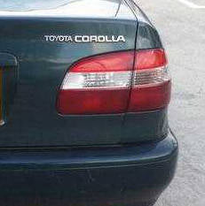 トヨタ カローラ(AE11#)COROLLA GENリヤエンブレムTOYOTA