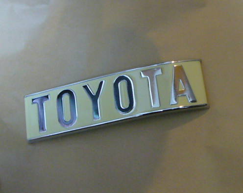 ランドクルーザーBJ,FJ4# LANDCRUISER リヤエンブレム TOYOTA 69~79