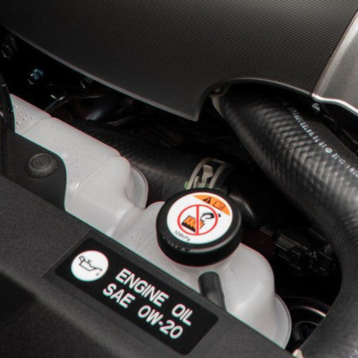 トヨタ エンジンオイルインフォメーションラベル SAE 0W-20