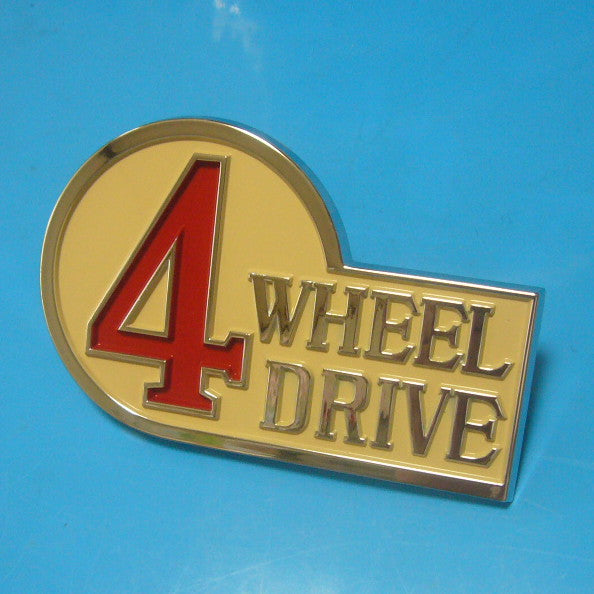 ランドクルーザーBJ,FJ4# 4WHEEL DRIVE エンブレム 69~79