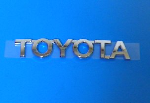 TOYOTA iQ(KGJ,NGJ10)リヤエンブレムTOYOTA