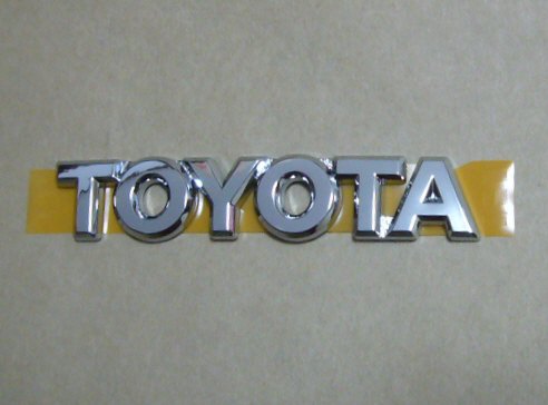 ヴィッツ SCP,NCP1# YARiS リヤエンブレム TOYOTA(シルバー)
