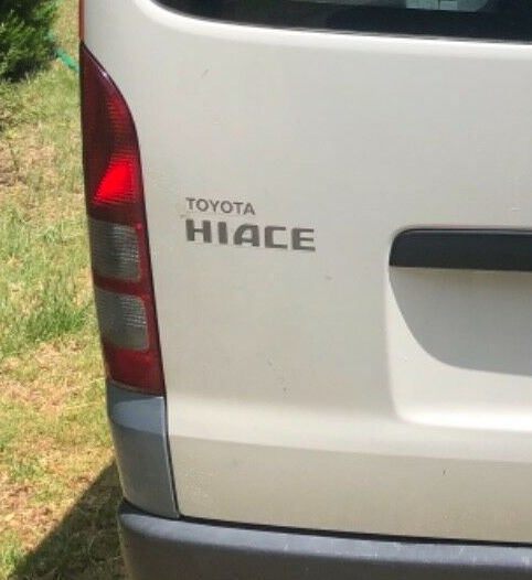 ハイエース KDH,TRH2## リヤ TOYOTA HIACE ステッカー
