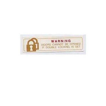 トヨタ THEFT WARNING ラベル タイプE 2個セット