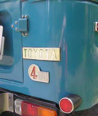 ランドクルーザーBJ,FJ4# 4WHEEL DRIVE エンブレム 69~79