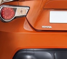 トヨタ86 ZN6 TOYOTA GT86前期 EURリヤエンブレムTOYOTA