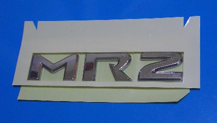 トヨタ MR-S ZZW30 リヤエンブレム MR2