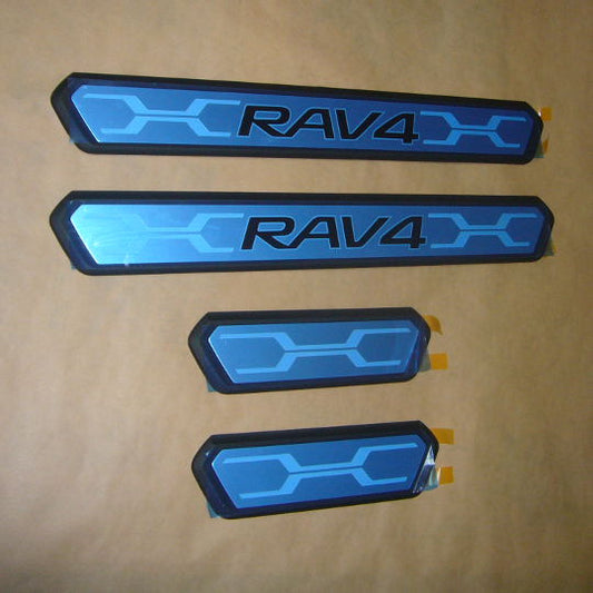 RAV4(MXAA54,AXAH5#,AXAP54) スカッフプレート4点セット
