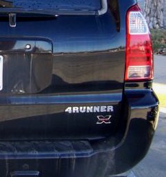 ハイラックスサーフ 4RUNNER GRN215 USAリヤエンブレム X-REAS