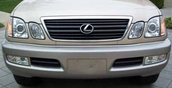 シグナス LEXUS LX470 UZJ100 フロントエンブレムLマーク 前期