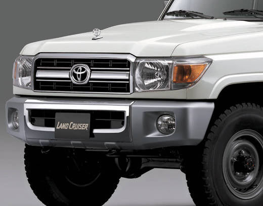 ランドクルーザー GRJ76,79 LAND CRUISER ステップ無しフロント塗装用バンパー