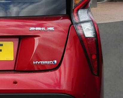 トヨタ プリウス ZVW5# PRIUS EURリヤエンブレム【HYBRID】