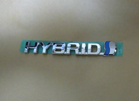 トヨタ プリウス ZVW5# PRIUS USAリヤエンブレム【HYBRID】