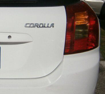 カローラ HB ZZE,NZE12# EURリヤエンブレム COROLLA