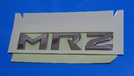 トヨタ MR-S ZZW30　リヤエンブレム　MR2